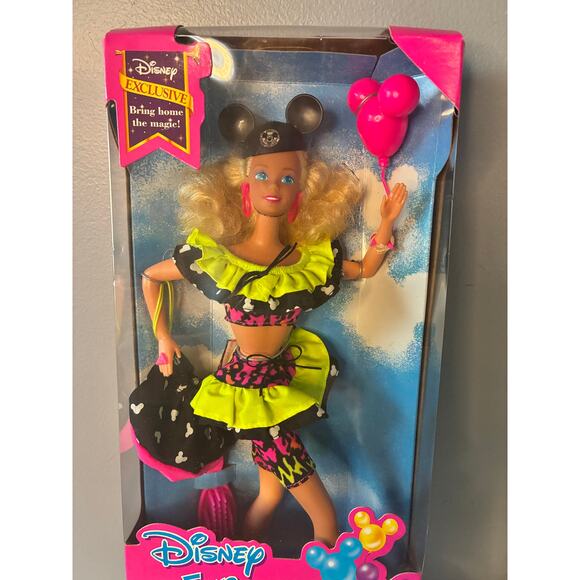 Disney Fun Barbie Doll – Disney Parks Exclusive – 1991 – NRFB – Mickey Ears - Picture 3 of 12